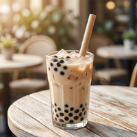 Pailles en papier jetables écologiques 12*210mm pour Bubble Tea et boissons de fête