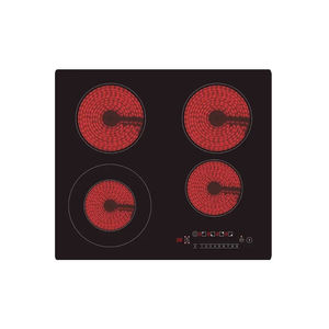 Cocina vitrocerámica de 60cm con 4 quemadores, vitrocerámica integrada - Product Image 1