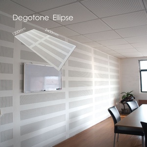 Tipo de placa de gesso perfurado acústico Gypsum Board Sound Pro de espuma 1200x2400mm Grande tamanho - Product Image 5