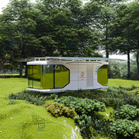 Capsule spatiale intelligente personnalisable, mini-maison Airbnb avec mobilier, maison capsule spatiale