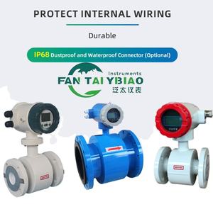 مقياس تدفق كهرومغناطيسي صناعي للسوائل والحليب من الفولاذ المقاوم للصدأ متين وقوي بسعر تنافسي صيني - Product Image 4