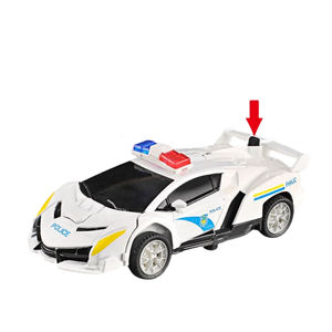 รถตำรวจของเล่นรถแปลงร่างเป็นโลหะโมเดลรถอัลลอยใหม่ล่าสุด - Product Image 4