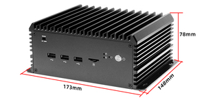 インダストリアルポータブル組み込みミニPC M576インテルコアデュアルコア<span class=keywords><strong>DDR3</strong></span> Linux Ubuntuインダストリアルミニデスクトップコンピュータゲームボックス - Product Image 2