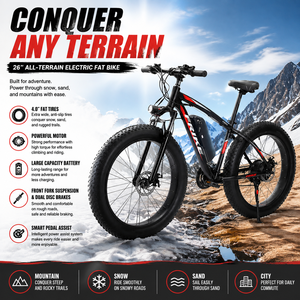 All terrain off road electric assist <b>bike</b> suitable for snow mountain riding aluminum frame fat tire ebike dirt <b>bike</b> elettrica - Product Image 2