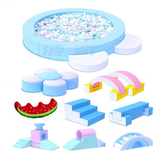 Centro de <span class=keywords><strong>Educación</strong></span> Temprana, Combinación de Escalada y Tobogán Suave, Escalera de Entrenamiento Sensorial para Bebés, Tobogán de Juguete Suave para Interiores - Product Image 5