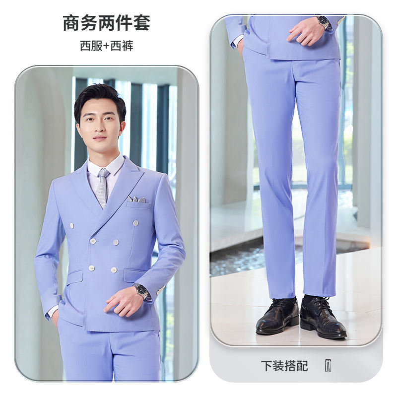 Homme: Costume bleu ciel + pantalon