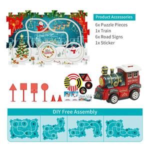 Circuit de Voiture Électrique Transformable pour Enfants Garçons 2026, Éducatif, en Plastique, Échelle 1:5, Scène Urbaine DIY, Puzzle à Assembler - Product Image 6