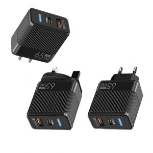 New PD33W 65W GAN Type <b>C</b> Charger 2-Port A+<b>C</b> Fast Charger With QC3.0 Smart USB Adapter for Mobile Phone <b>Charging</b> - Product Image 1