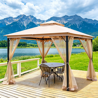 Tente de terrasse autoportante en aluminium, moderne, imperméable, anti-UV, grande taille, écologique, pour villa, terrasse, balcon, patio