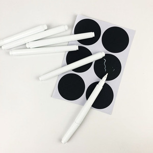 Marcadores de Pizarra Blanca Borrables de 6 mm, Rotuladores de Tiza Líquida para Vidrio y Pizarra Blanca con Borrador - Product Image 4