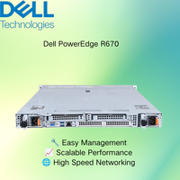Serveur en rack PowerEdge R670 - Processeur Intel Xeon - Garantie de 3 ans - Améliorez l'efficacité de votre centre de données - Alimentation optimisée et équilibrée