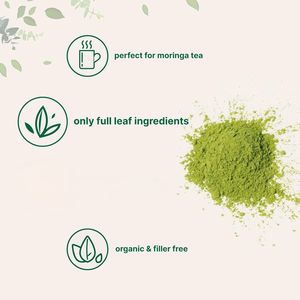 <span class=keywords><strong>Polvo</strong></span> orgánico de hoja de <span class=keywords><strong>Moringa</strong></span> Té de <span class=keywords><strong>Moringa</strong></span> Vegano <span class=keywords><strong>para</strong></span> soporte antioxidante y mejora la condición física - Product Image 3