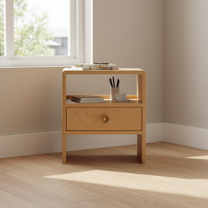 <span class=keywords><strong>Table</strong></span> <span class=keywords><strong>de</strong></span> <span class=keywords><strong>chevet</strong></span> minimaliste japonaise avec tiroir et rangement pour chambre à coucher - Product Image 2