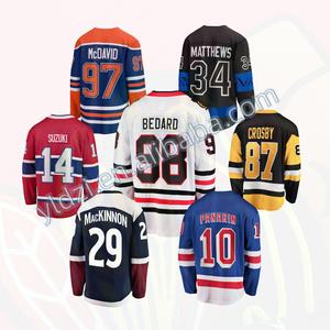 Toptan yüksek kalite farklı isimler numaraları oyuncular buz hokeyi Jersey özel erkek süblimasyon buz hokeyi üniforma - Product Image 1