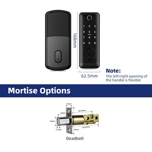 Khóa An Ninh Điện Tử Thông Minh Kỹ Thuật Số, Khóa Cửa Chốt Cửa Thông Minh Bằng Vân Tay Có WiFi Tuya - Product Image 4