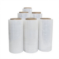 Film étirable PE transparent en rouleau jumbo, qualité machine, pour emballage de palettes, emballage personnalisé pour fruits et agriculture