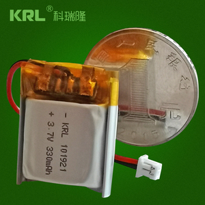 헤드셋 프리미엄 리튬 폴리머 배터리에 대한 원래 공장 3.7 V 101921 <span class=keywords><strong>330mAh</strong></span> 충전식 <span class=keywords><strong>Lipo</strong></span> 파우치 이온 배터리 - Product Image 4