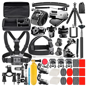 Kit de Accesorios para Cámara de Acción, Compatible con <span class=keywords><strong>GoPro</strong></span> Hero13/12/<span class=keywords><strong>11</strong></span>/10/DJI Osmo Action6/Insta360 Ace Pro 3/2/X5/X4/X3, Set de Montaje para Deportes y Viajes - Product Image 1