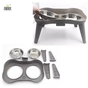 Mangkuk anjing tinggi mangkuk kucing tinggi mangkuk anjing piring makan makanan untuk kucing kecil dan sedang - Product Image 4