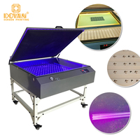Nueva Mesa de Exposición UV LED Semiautomática de 100*120cm con Base, Tamaño Personalizado, Precisa, 220V