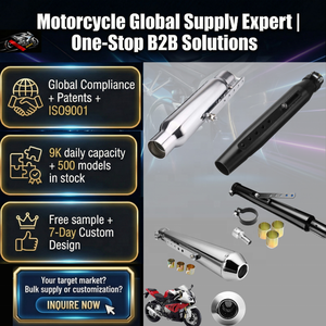 Sistema de Escape Original Personalizado OEM de Alta Calidad, Silenciador para Motocicleta Cruise GN125, Accesorios de Mejora para Motocicletas - Product Image 1