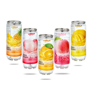 Bebidas Espumosas con Sabor a Frutas Sin Azúcar al por Mayor/OEM, Latas Transparentes de 330 ml, Precio Económico, Muestra Gratis - Product Image 2