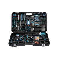 Kit Combiné Outils Électriques Sans Fil Perceuse Visseuse Clé à Molette Coffret Boîte à Outils Jeu d'Outils Complet
