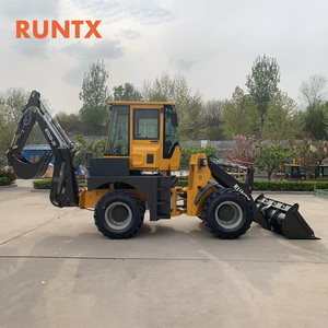 Верхний погрузчик 4x4 Backho колесный экскаватор погрузчик для продажи - Product Image 6