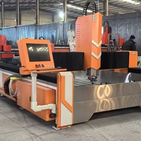 Máquina CNC Multifuncional de Doble Cabezal y Doble Husillo para Grabado y Corte de Piedra, Granito, Mármol y Lápidas