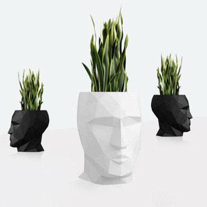 <span class=keywords><strong>Maceta</strong></span> Artificial de Marbl, flores en <span class=keywords><strong>maceta</strong></span>, <span class=keywords><strong>Cara</strong></span> Humana, cabeza de <span class=keywords><strong>maceta</strong></span> - Product Image 5