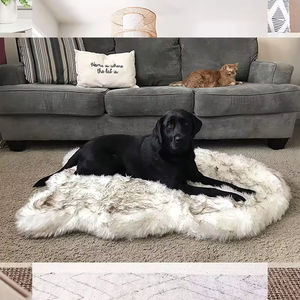 Camas Ortopédicas de Lujo Grandes y Personalizadas para Perros y Gatos, de Piel Sintética, Modernas, Lavables, con Espuma Viscoelástica, Cómodas y Peludas, Venta al Por Mayor - Product Image 4