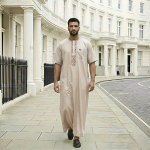 En kaliteli <span class=keywords><strong>Al</strong></span> Aseel fas erkek nefes Polyester arapça jujueid düğün cami için Thawb dini giyim - Product Image 1