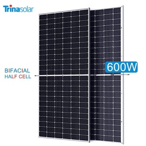 แผงโซลาร์เซลล์ Trina N Type PERC Bifacial Dual Glass Monocrystalline PV Module กำลังไฟ 400w 500w 585w 590w 595w 600w 605w ลดราคาพิเศษ - Product Image 5