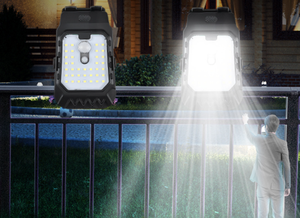 Lampe murale LED solaire de jardin pour l'extérieur Détection de corps Jardin Patio Porte de garage Réverbère de sécurité étanche - Product Image 5