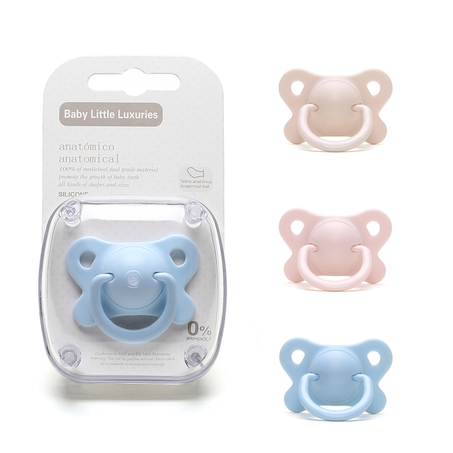 Custom Wholesale BPA-Free Silicon Baby Soother Dummies Chupete Orthodontic Pacifier for BreastFed Babies