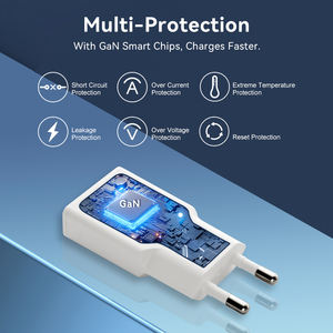 GaN Technology KC CE CB EMC LVD REACH Certifications 20watt PD QC Type <span class=keywords><strong>C</strong></span> <span class=keywords><strong>Bloc</strong></span> <span class=keywords><strong>chargeur</strong></span> <span class=keywords><strong>USB</strong></span> <span class=keywords><strong>Chargeur</strong></span> rapide 20w pour <span class=keywords><strong>apple</strong></span> Samsung - Product Image 5