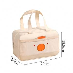 Bolsa Térmica Personalizada para Niños, Diseño Nuevo 2023, para la Escuela y Picnic, 3 Colores y Tamaños, Amarillo, Linda - Product Image 1