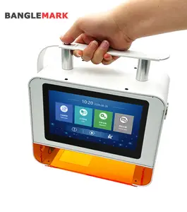 BangleMark Mini portable Laser printer Marking Machine 14 Languages Laser Engraving Machine for Plastic Metal bottle
