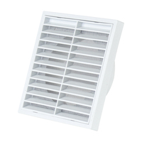 Grille de ventilation carrée en plastique pour conduit d'air mural, sortie de ventilateur extracteur de sèche-linge, ventilation de plafond et de sous-plafond