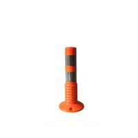 Poteau de signalisation routière réfléchissant flexible en TPU haute visibilité pour parking, allée, autoroute, marquage de danger