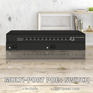 48V Gigabit PoE + L2 Lớp 2 quản lý IGMP DHCP PoE kiểm soát mạng chuyển đổi cho <span class=keywords><strong>CCTV</strong></span> Camera AP 8 16 24 32 Cổng SNMP chức năng - Product Image 2