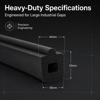 Bande d'étanchéité robuste en caoutchouc mousse EPDM pour l'automobile, isolation contre les intempéries, joint de porte de voiture, fenêtre, hayon de camion, étanchéité des interstices, découpe sur mesure