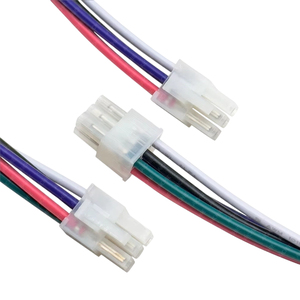 Kabel Terminal Konektor Molex 2*3pin Kustom dengan Selubung PVC, Konduktor Tembaga Telanjang, Kabel Harness Kontrol Industri untuk Robot Pengangkut - Product Image 4