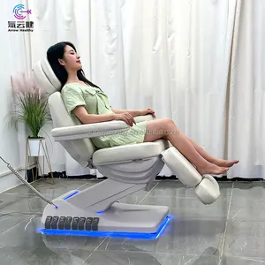 3 4 Motors Electric Facial Beauty Salon Bed Medical Spa Massage Treatment Table Podiatry Chair Aesthetic Tattoo Bed