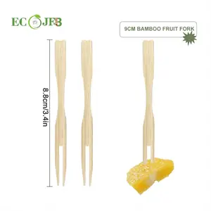 9cm 100pcs Two Tines Dessert Fork For Home Use