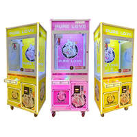 Machine à griffes à bas prix, jeu d'arcade de fête foraine, vente en gros, armoire en métal anglaise, animaux en peluche rembourrés, machine à griffes