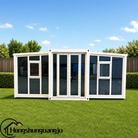 Maison préfabriquée de luxe à 2 étages de 20 pieds et 40 pieds, maison pliable extensible préfabriquée à vendre, maison conteneur extensible
