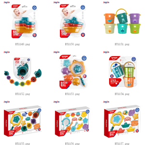 Jouet de <span class=keywords><strong>bain</strong></span> pour bébé, jeu d'eau avec animaux et bateaux en Silicone, pour la baignoire, la piscine, éducatif - Product Image 3
