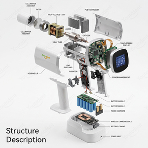 Youtodent - Unidad de Rayos X Dental Portátil, Instrumento Veterinario Digital, Máquina de Rayos X Portátil de 70KV - Product Image 4