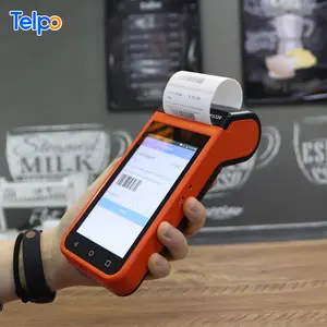 Telpo Automation Fare Collection Mobile Payment Lottery Edc Pos Machine With Voucher Printer